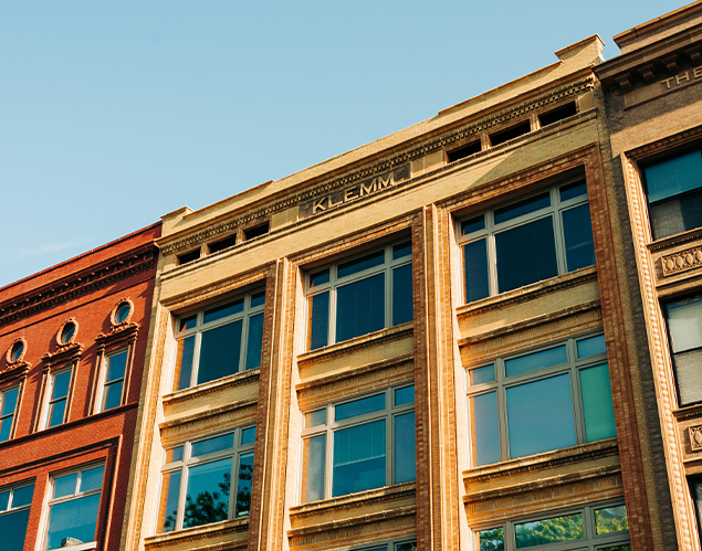 Bloomingon, IL downtown architecture