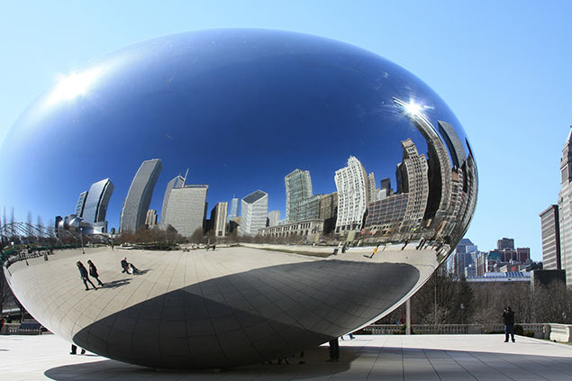 The Bean Art Sculpture in Chicago, IL