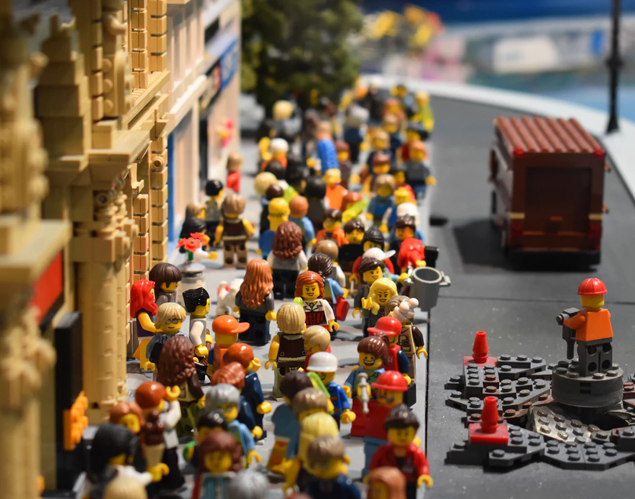Lego-Constructed community at Legoland