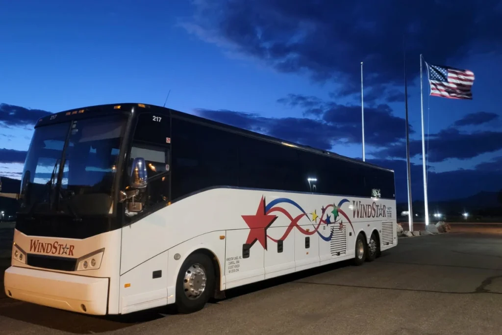 choose the right charter bus for your Nevada trip